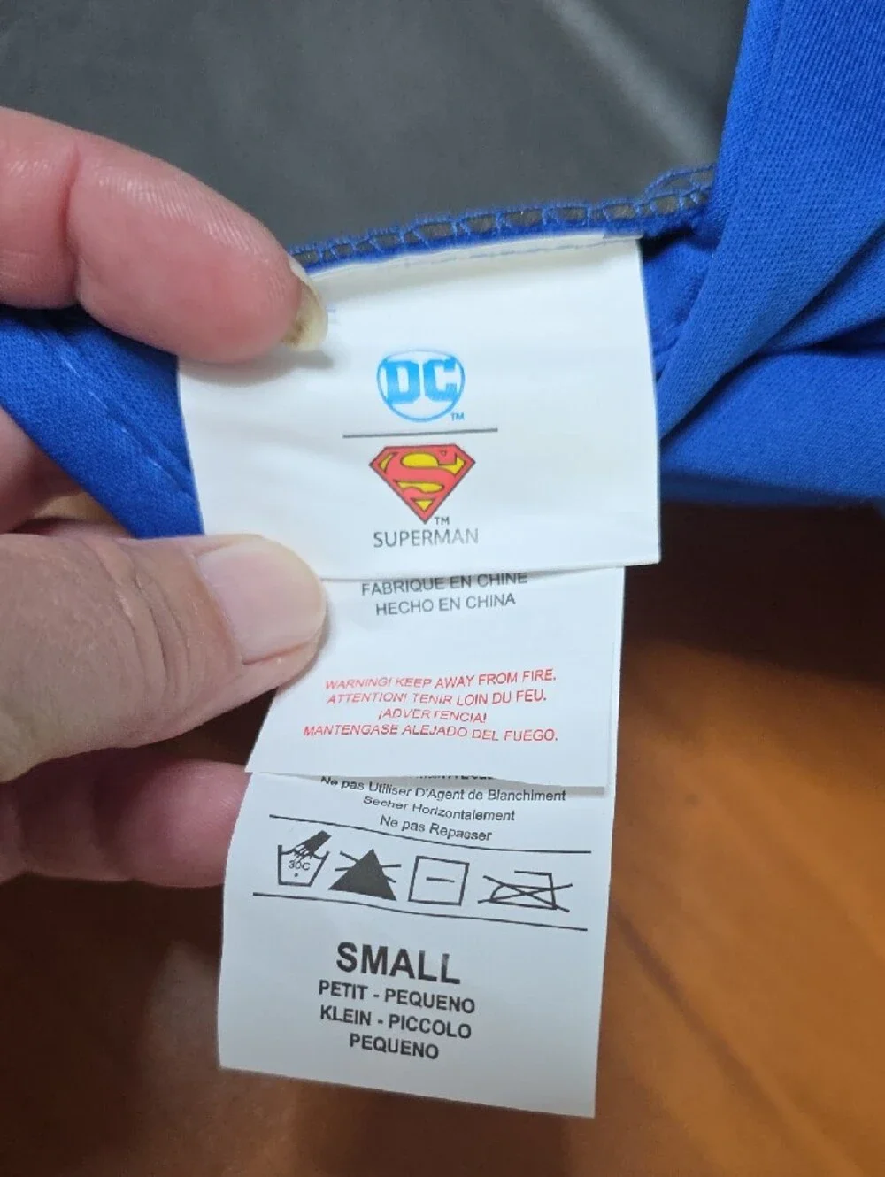 DC Blue and Red Muscled Superman Kids Costume
